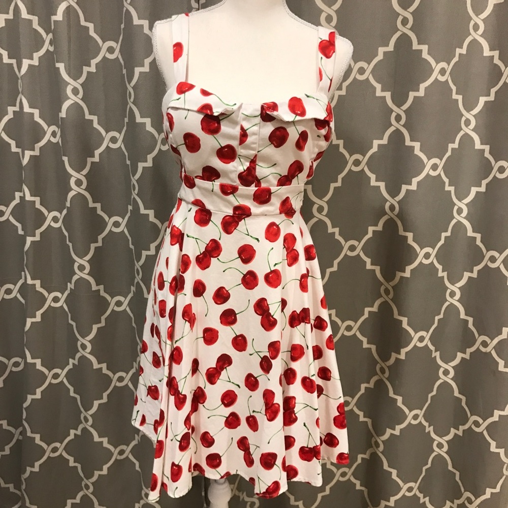Ixia Cherry Retro Pinup Dress